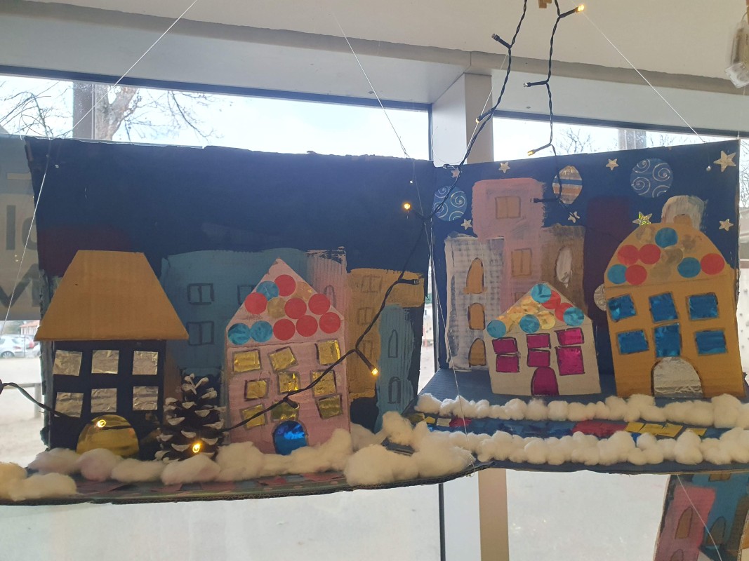 mini ville de noel