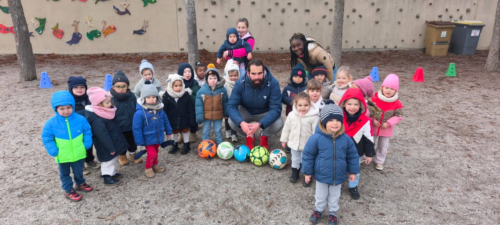 Initiation au football en PS période 2
