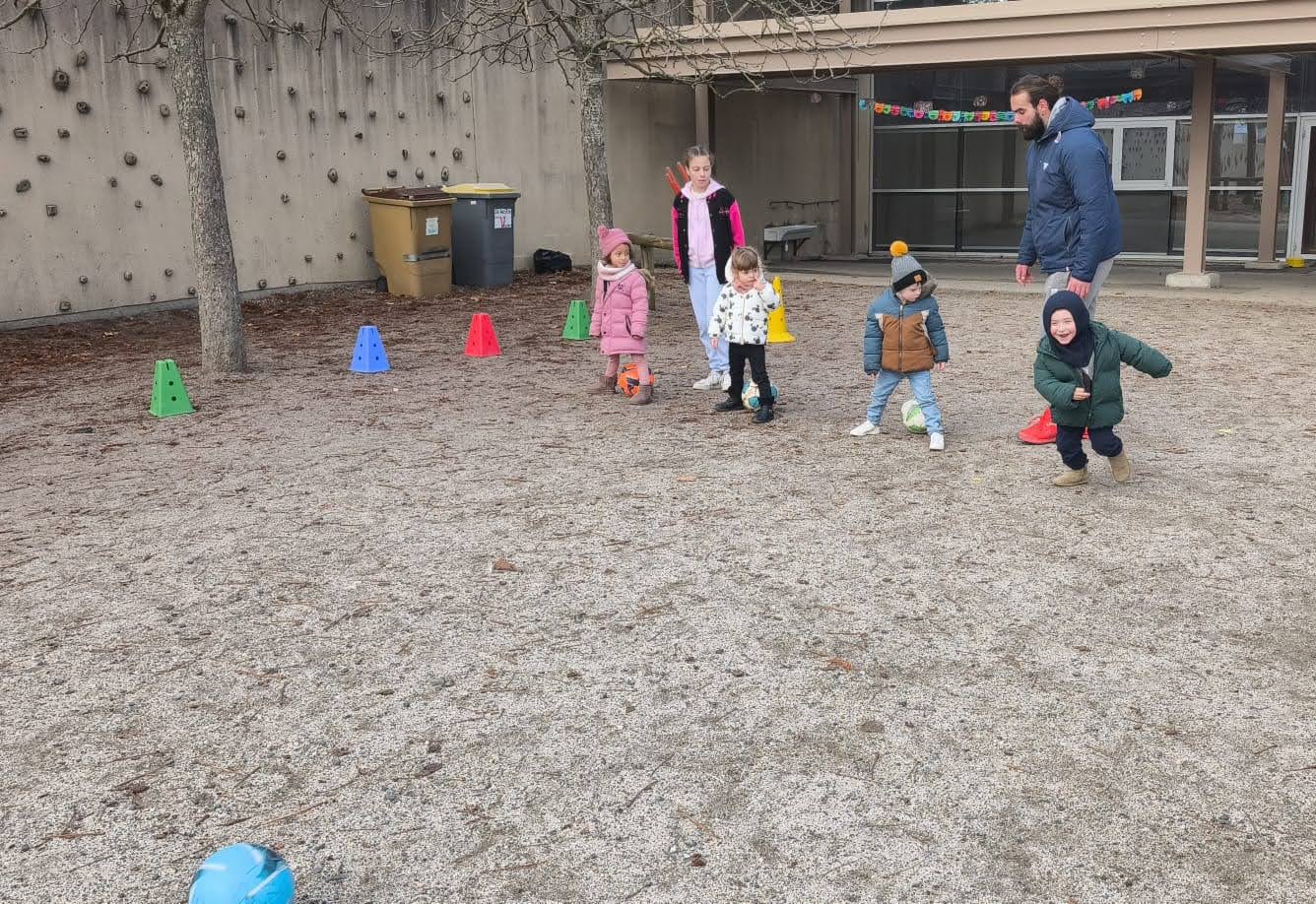 Initiation au football en PS période 2