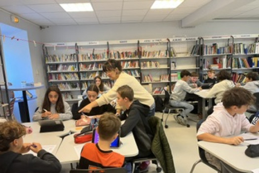 La classe flexible au cdi du collège