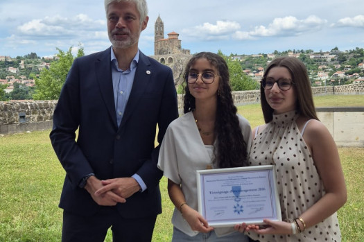 Une collégienne mise à l’honneur au Prix du Civisme pour la Jeunesse
