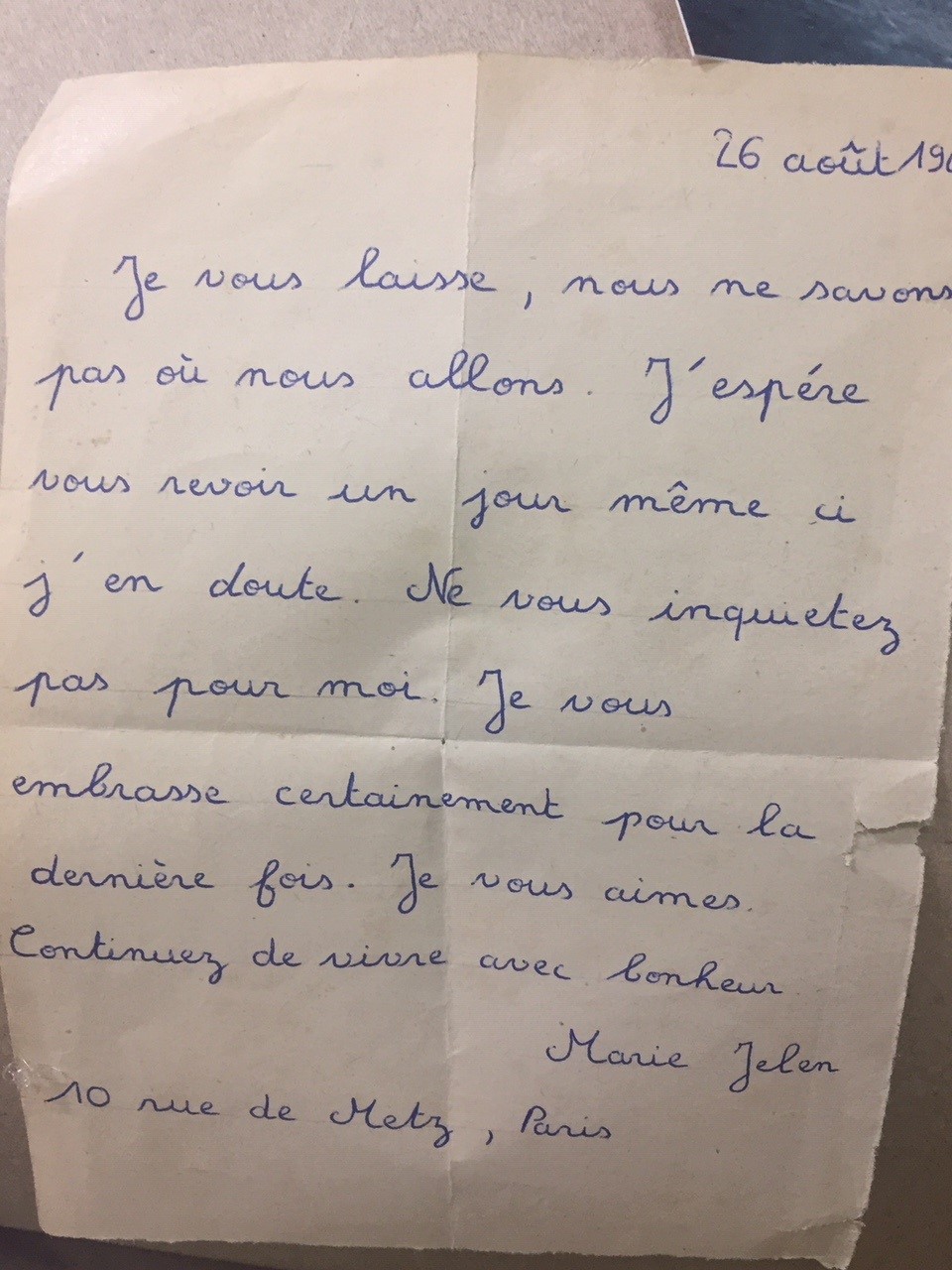 Souvenirs 3eme