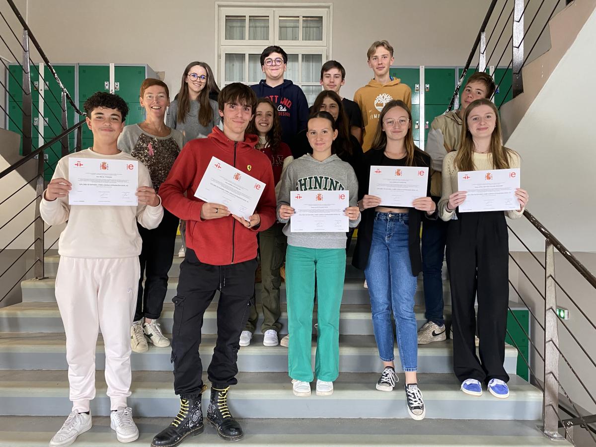Certification Cervantes : nos fiers diplômés !