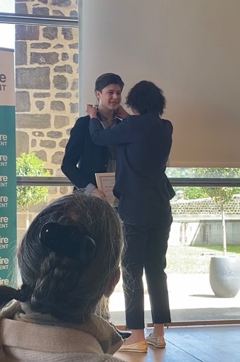 Prix du civisme pour Maximilien